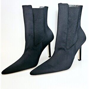 Good American Booties Kickstand High Heel Neoprene Women Sz 11.5 MSRP $319 NEW!